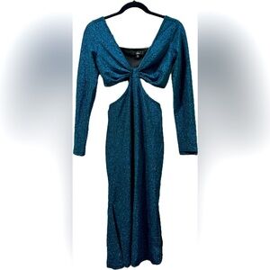 Lulu’s | Sapphire Cut-Out Dress